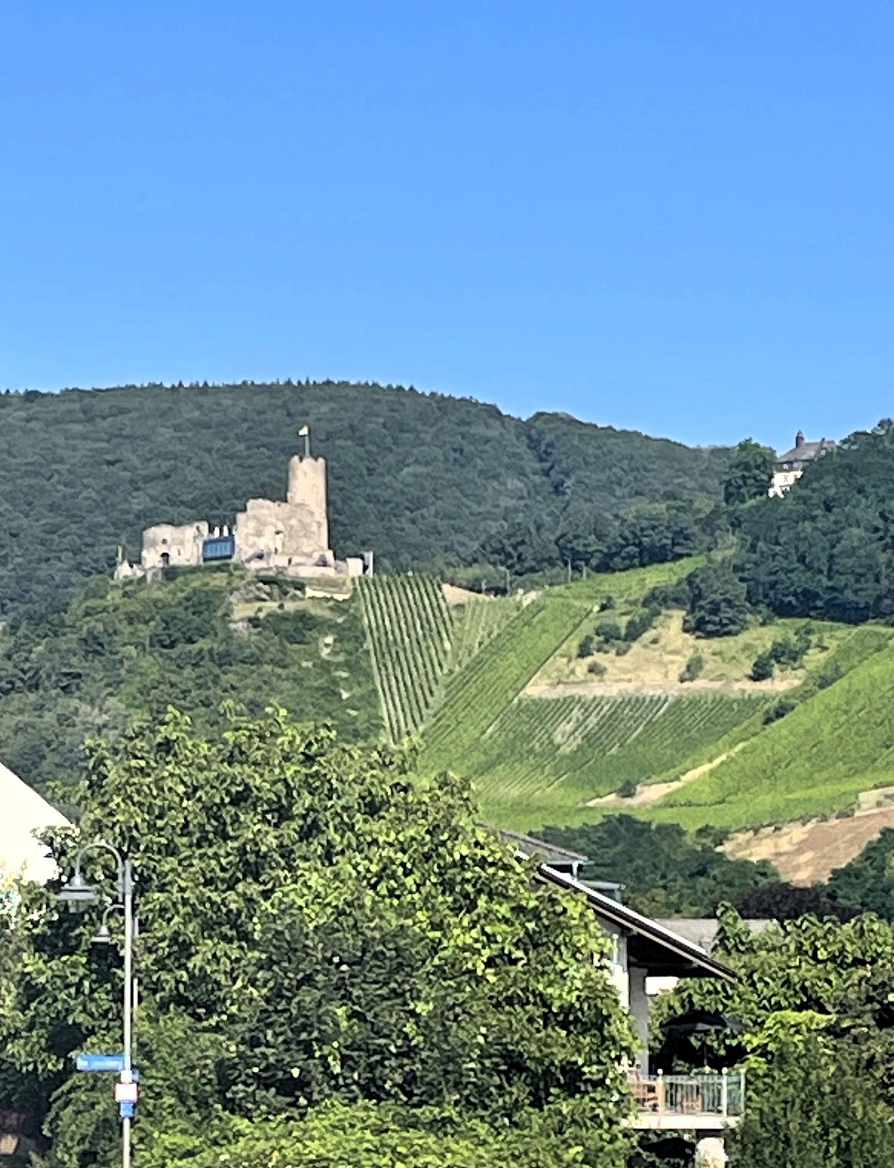 Burgblick, die Burg Landshut in Bernkastel-Kues