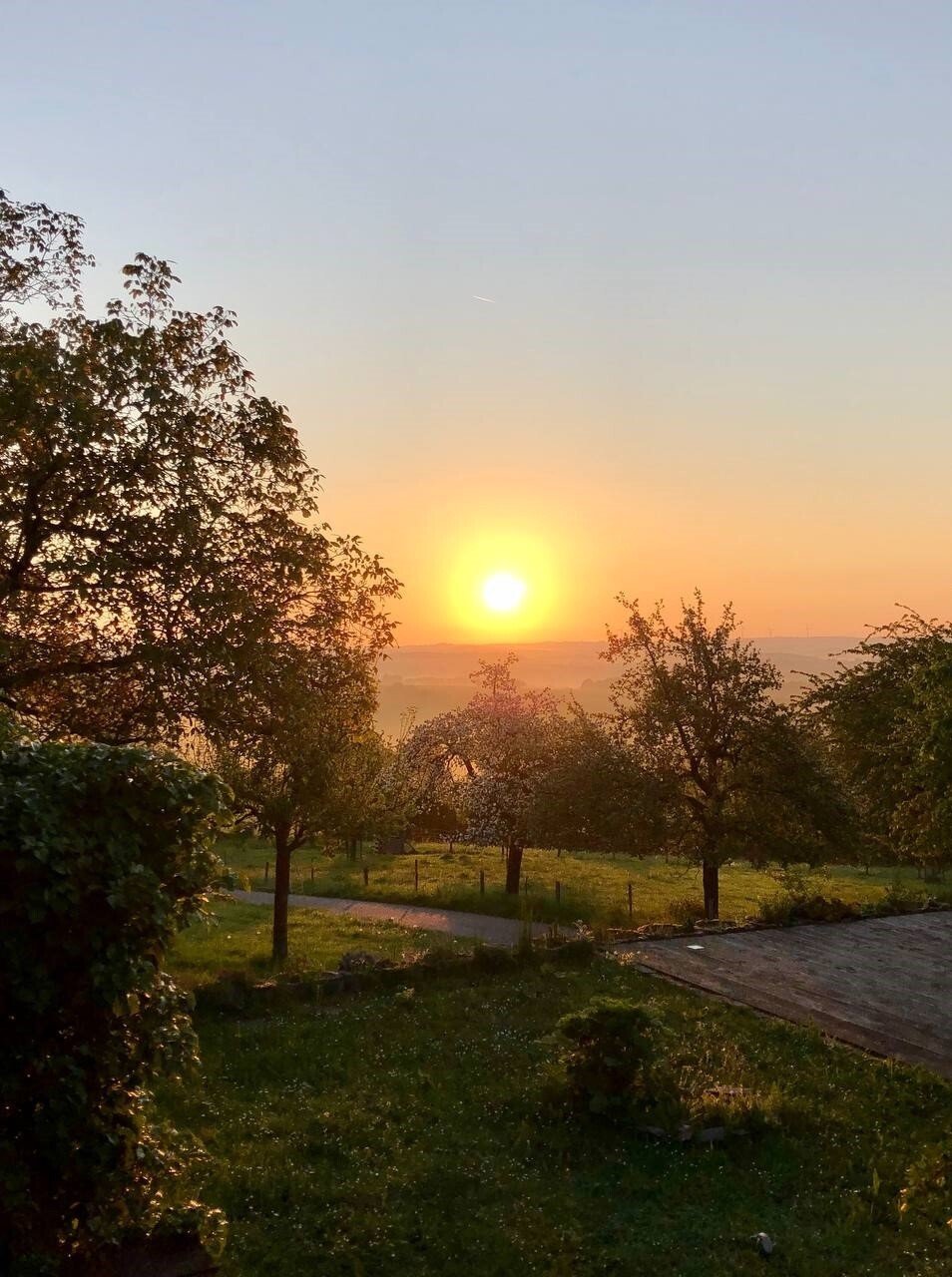 Naturschauspiele  (Blick von der Terrasse)