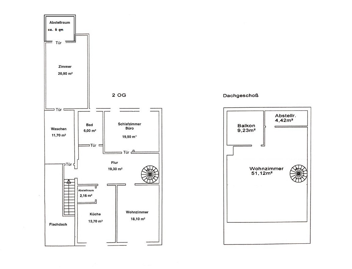 rd. 175 qm / mit Freisitz im DG und Carport