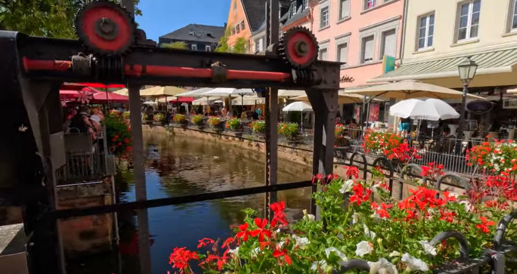 sehr romantische Innenstadt Saarburg